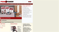 Desktop Screenshot of foampower.com
